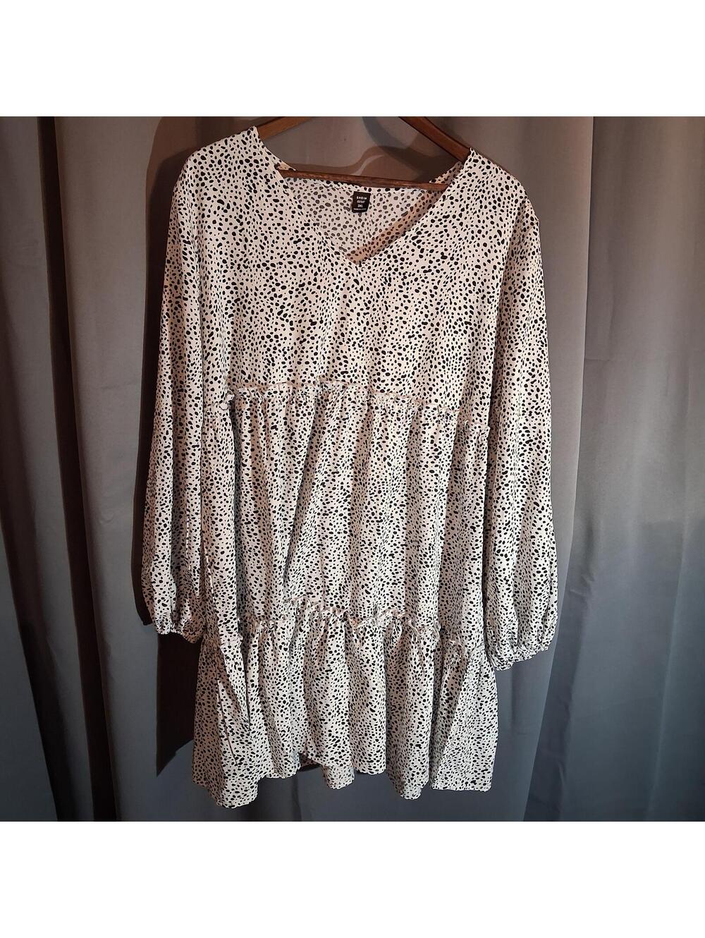 SHEIN Curve 3XL Polka Dot Dress